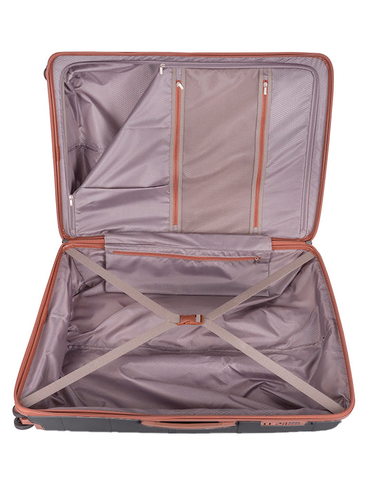 Cellini Monte Carlo Large 4 Wheel Trolley Case | Black