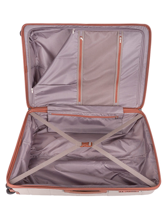 Cellini Monte Carlo Large 4 Wheel Trolley Case | Moccha
