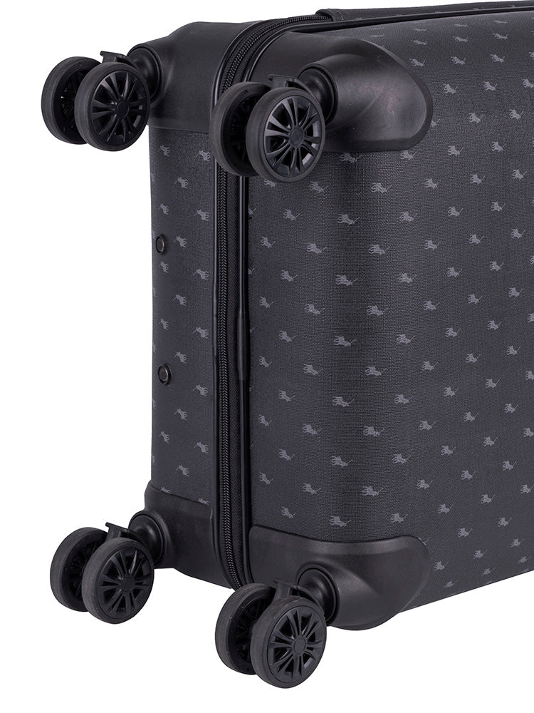 Polo Double Pack 4 Wheel Carry On Trolley | Charcoal