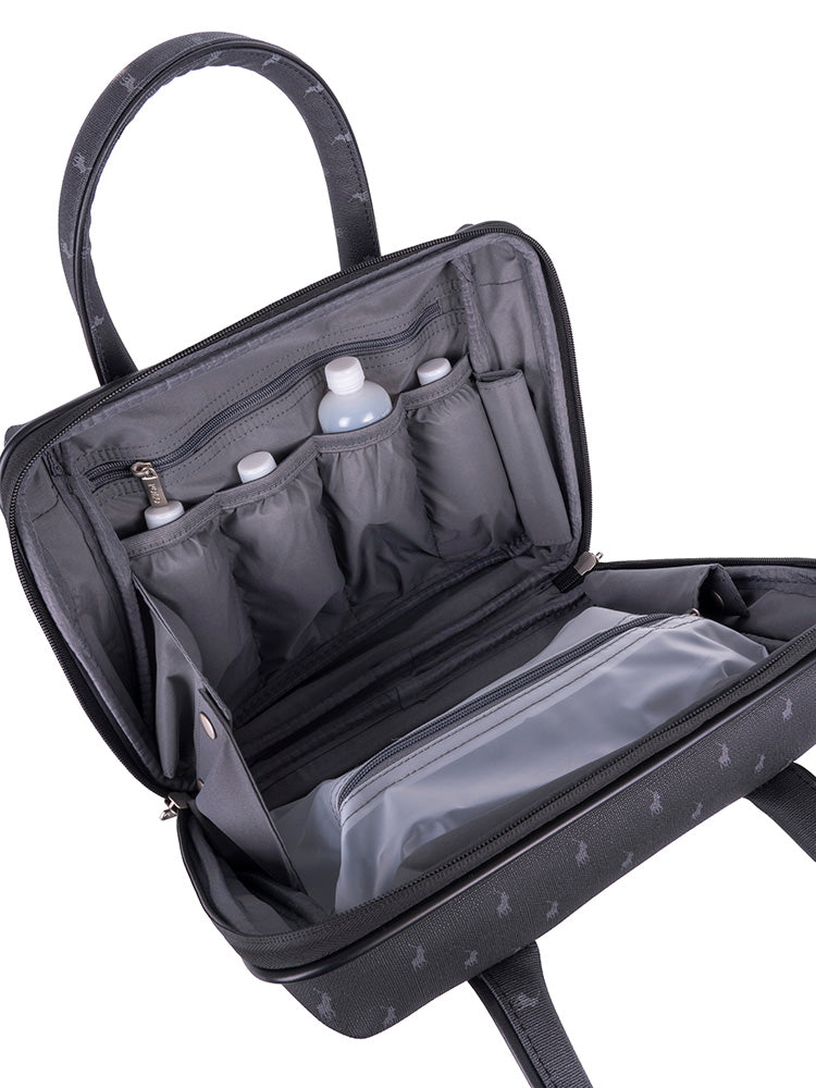 Polo Double Pack Beauty Case | Charcoal