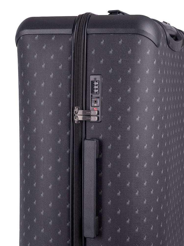 Polo Double Pack Large 4 Wheel Trolley Case | Charcoal