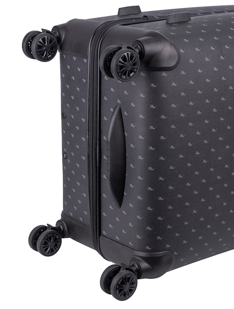 Polo Double Pack Large 4 Wheel Trolley Case | Charcoal