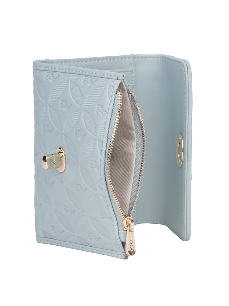 Polo Sinclair Compact Trifold Purse | Sky