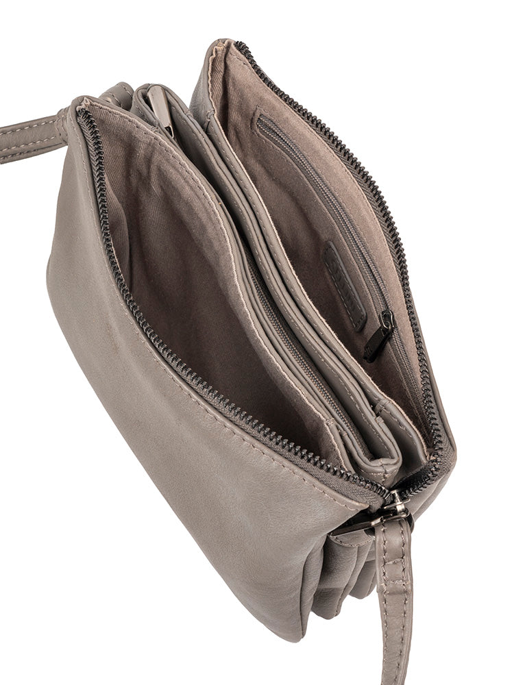 Cellini Diva Tuscany Multi Compartment Sling | Taupe Grey