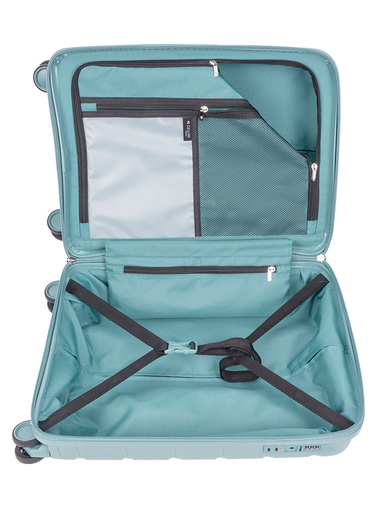 Cellini Rapido 4 Wheel Carry On Trolley | Blue
