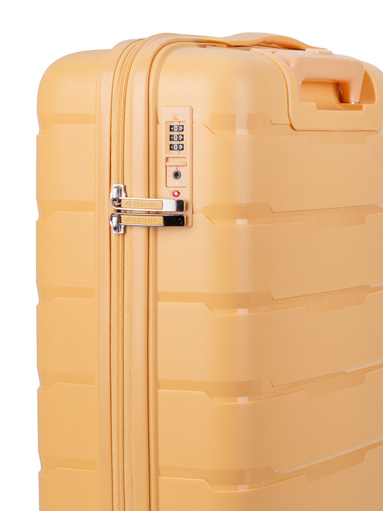 Cellini Rapido 4 Wheel Carry On Trolley | Yellow