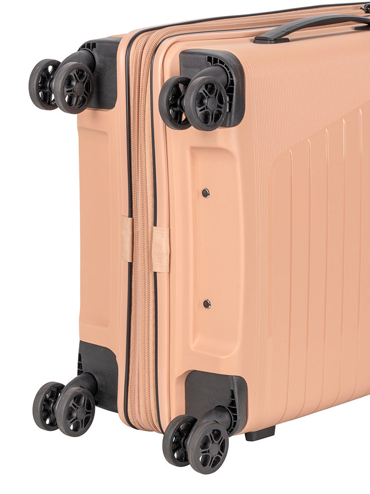 Cellini Starlite 4 Wheel Carry On Trolley | Cinnamon