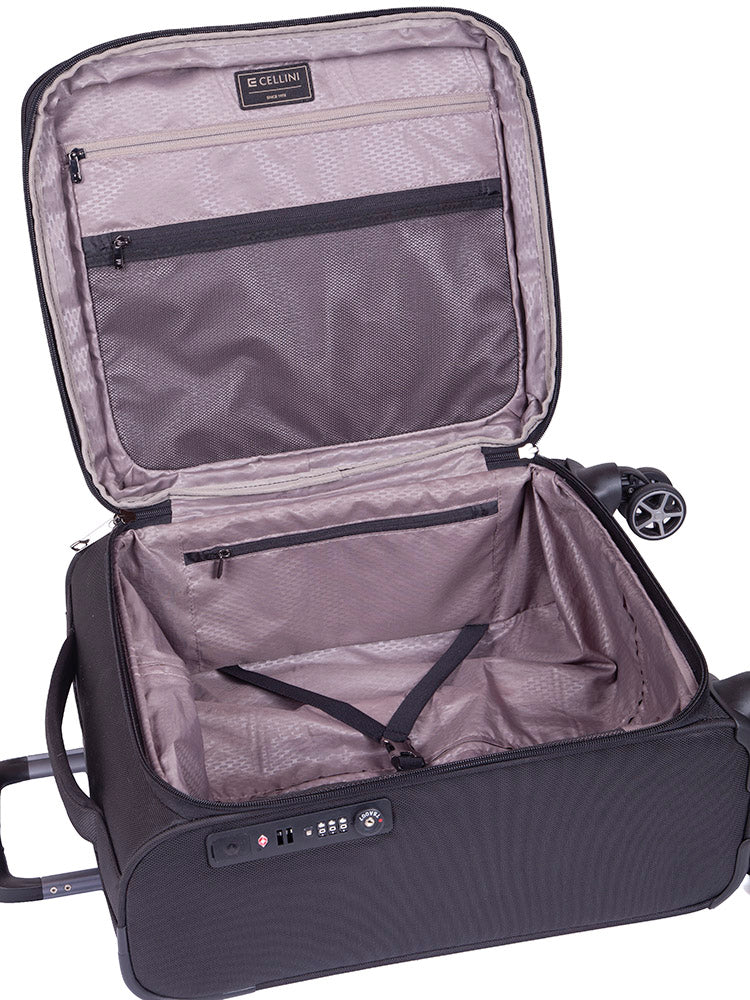 Cellini | Smartcase Digital Carry On 50cm | Black