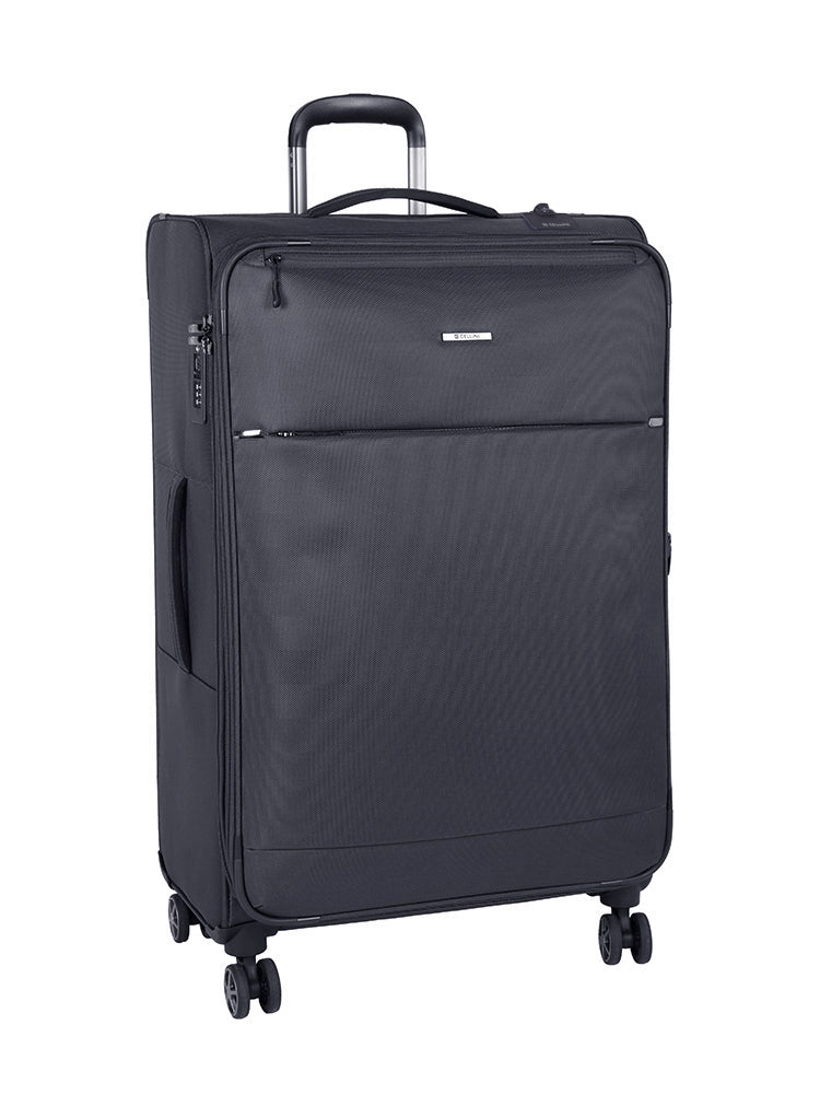 Cellini | Smartcase Large 4 Wheel Trolley Case 74cm | Black