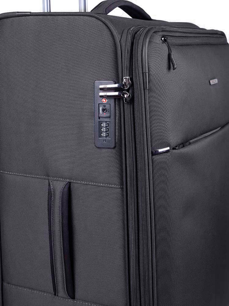 Cellini | Smartcase Large 4 Wheel Trolley Case 74cm | Black