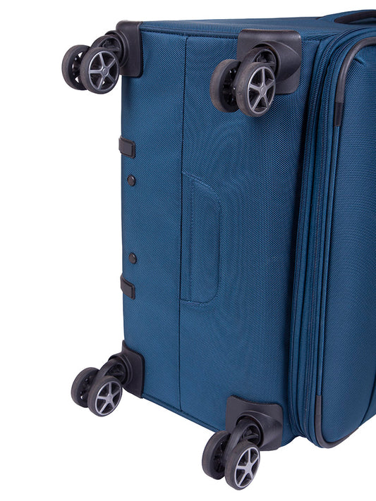 Cellini | Smartcase Medium 4 Wheel Trolley Case 64cm | Blue
