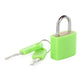 Cellini Accessories Easy Id Padlock Set |  Lime