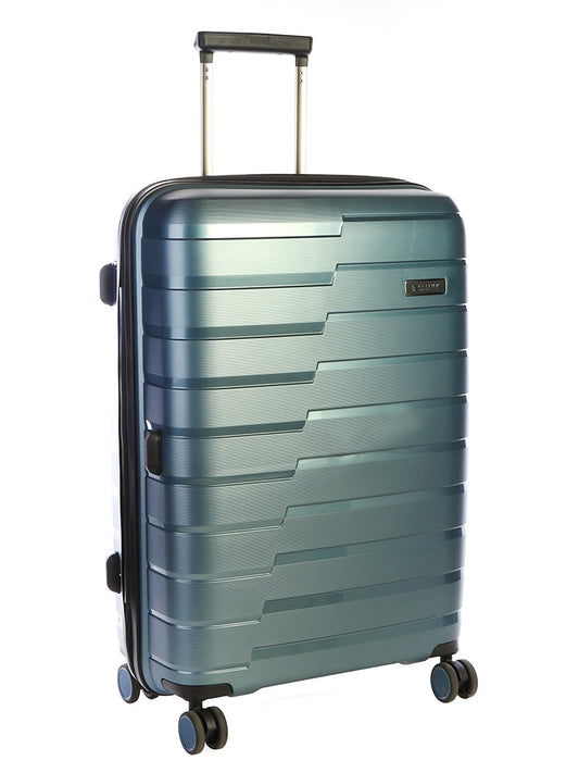 Cellini Microlite Medium 4 wheel Trolley Case | Blue