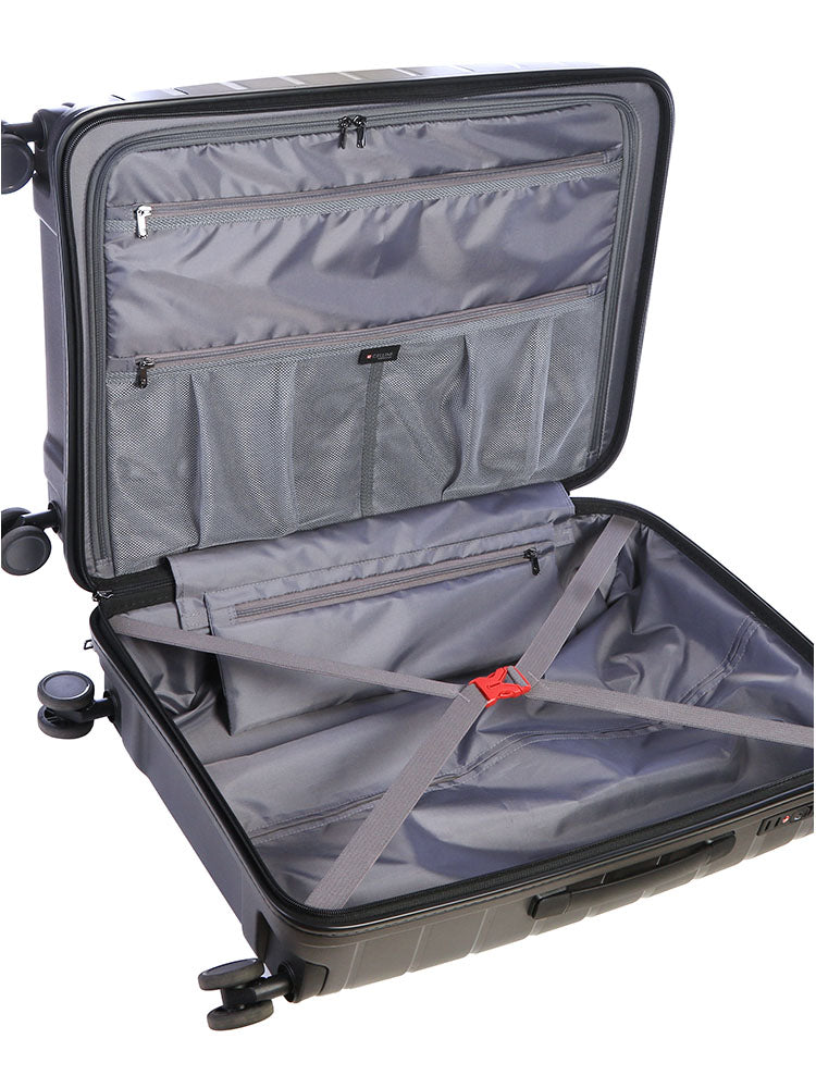 Cellini Microlite Medium 4 Wheel Trolley Case | Grey
