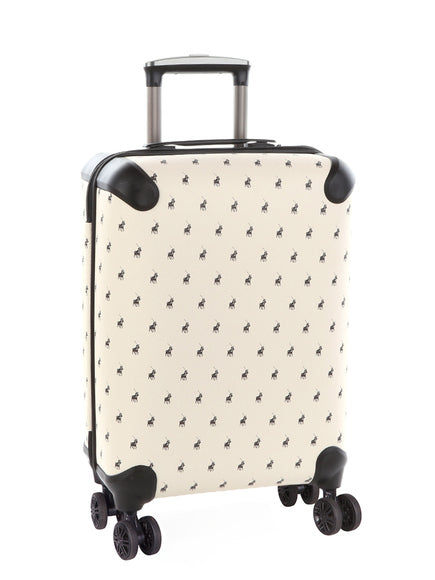 Polo Double Pack 4 Wheel Carry On Trolley | Cream