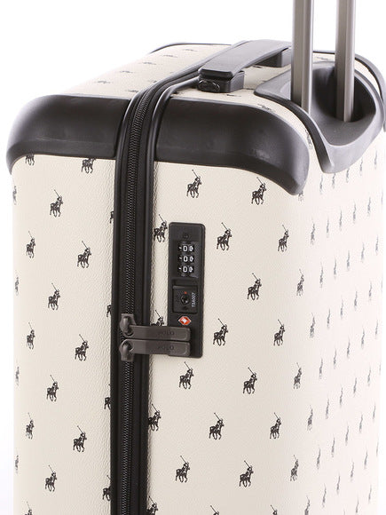 Polo Double Pack 4 Wheel Carry On Trolley | Cream
