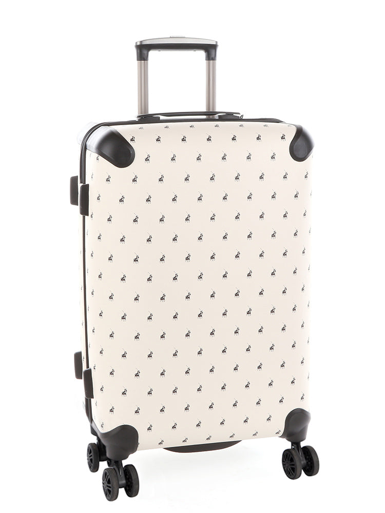 Polo | Double Pack Medium 4 Wheel Trolley Case | Beige