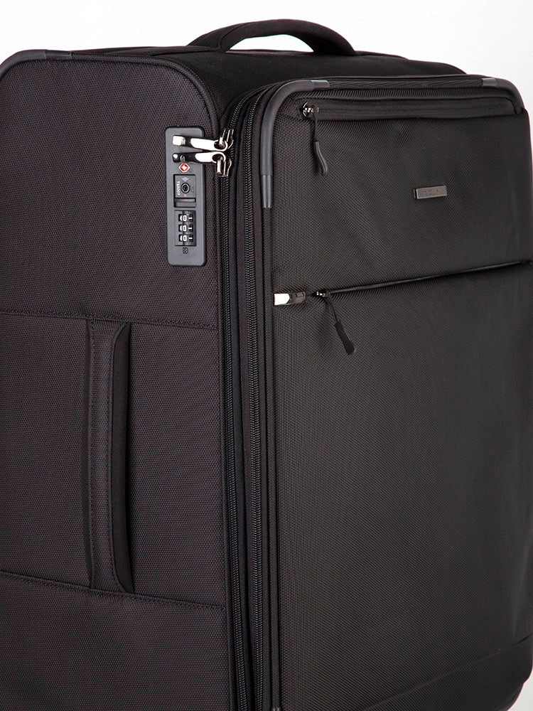 Cellini | Smartcase Medium 4 Wheel Trolley Case 64cm | Black