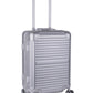 Cellini Aluminium 4-Wheel Carry On Trolley Case | Silver