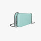 Fenn Wallet Aqua Silver Zip Silver Chain | Aqua