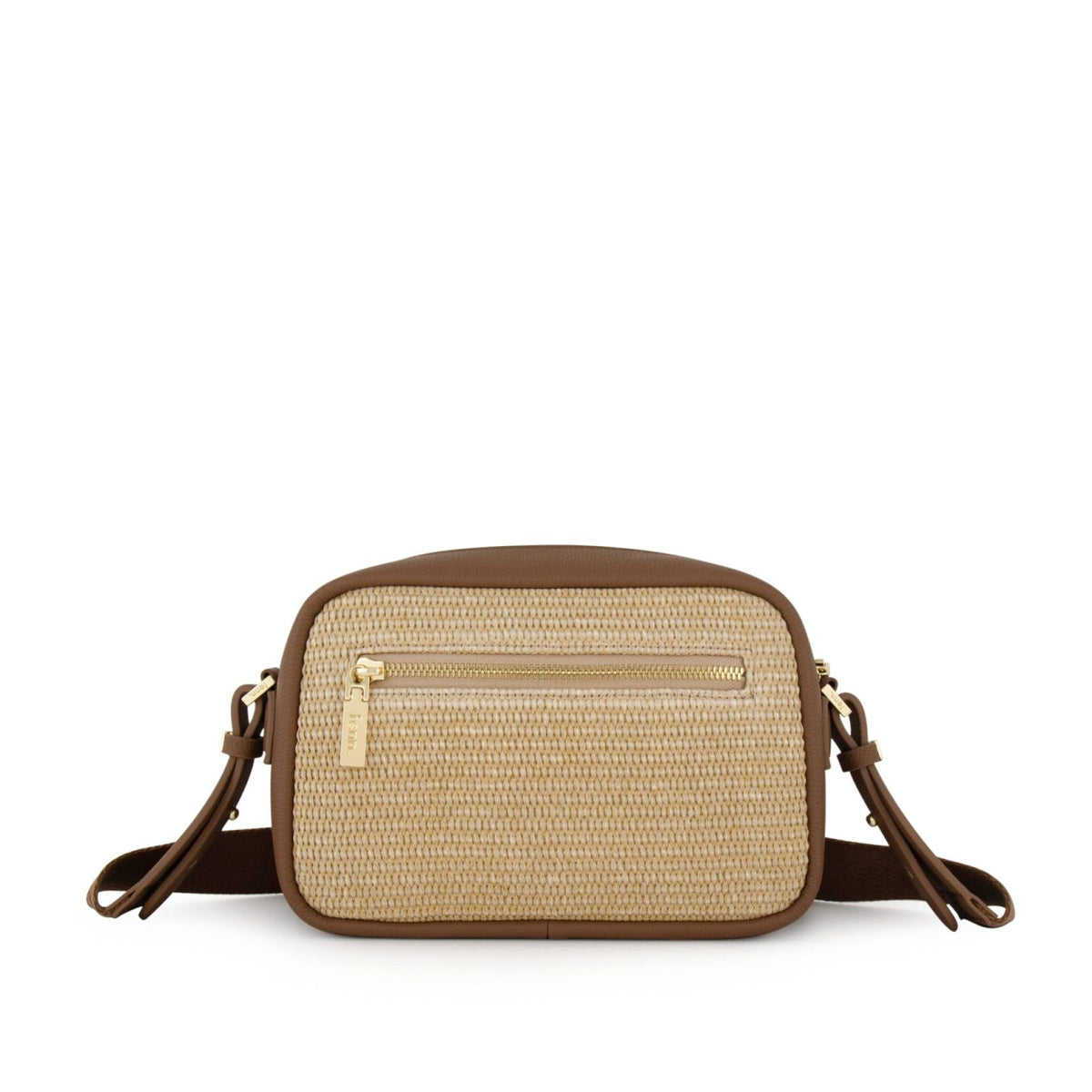 Fenn Weave Cross Body | Wood Coffee