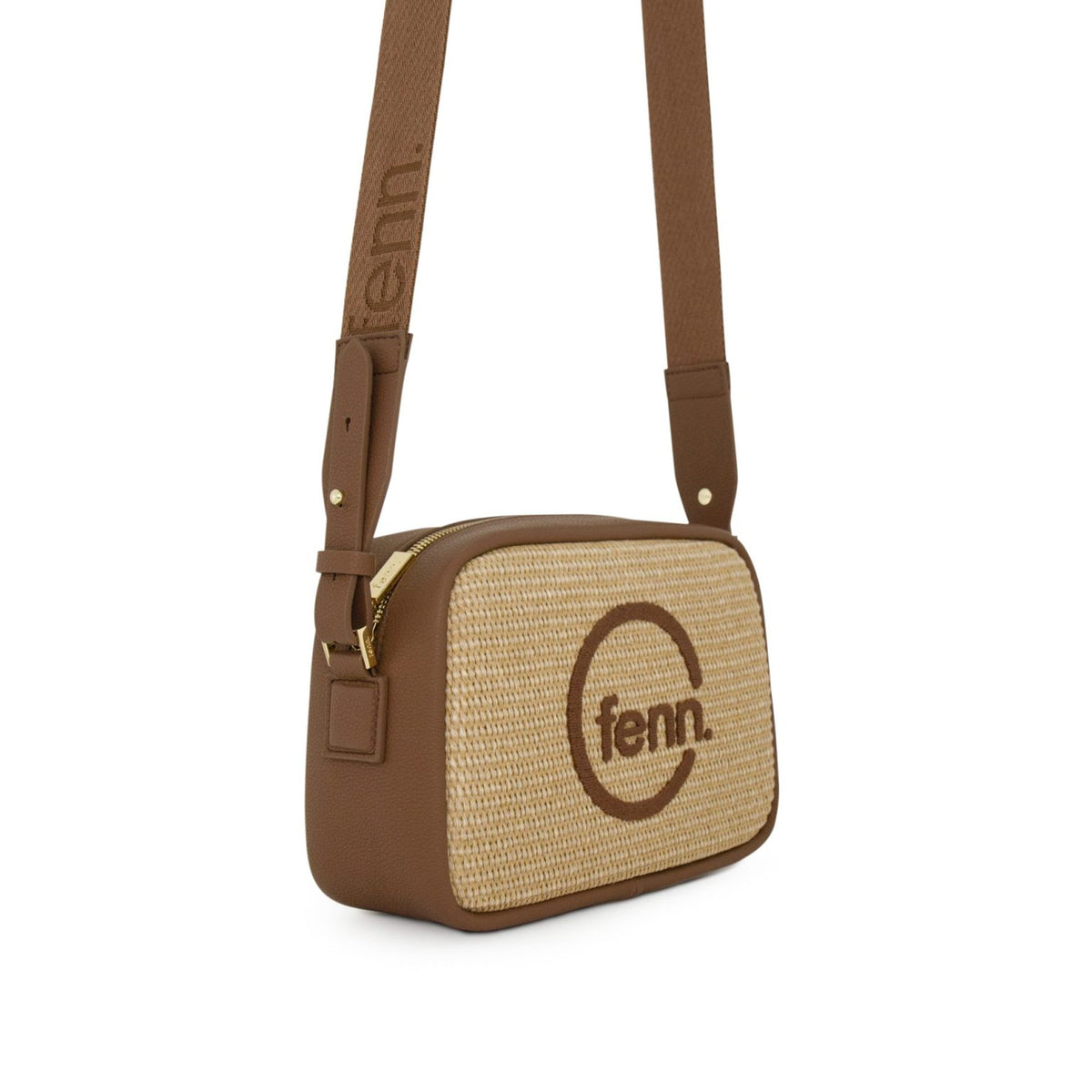 Fenn Weave Cross Body | Wood Coffee