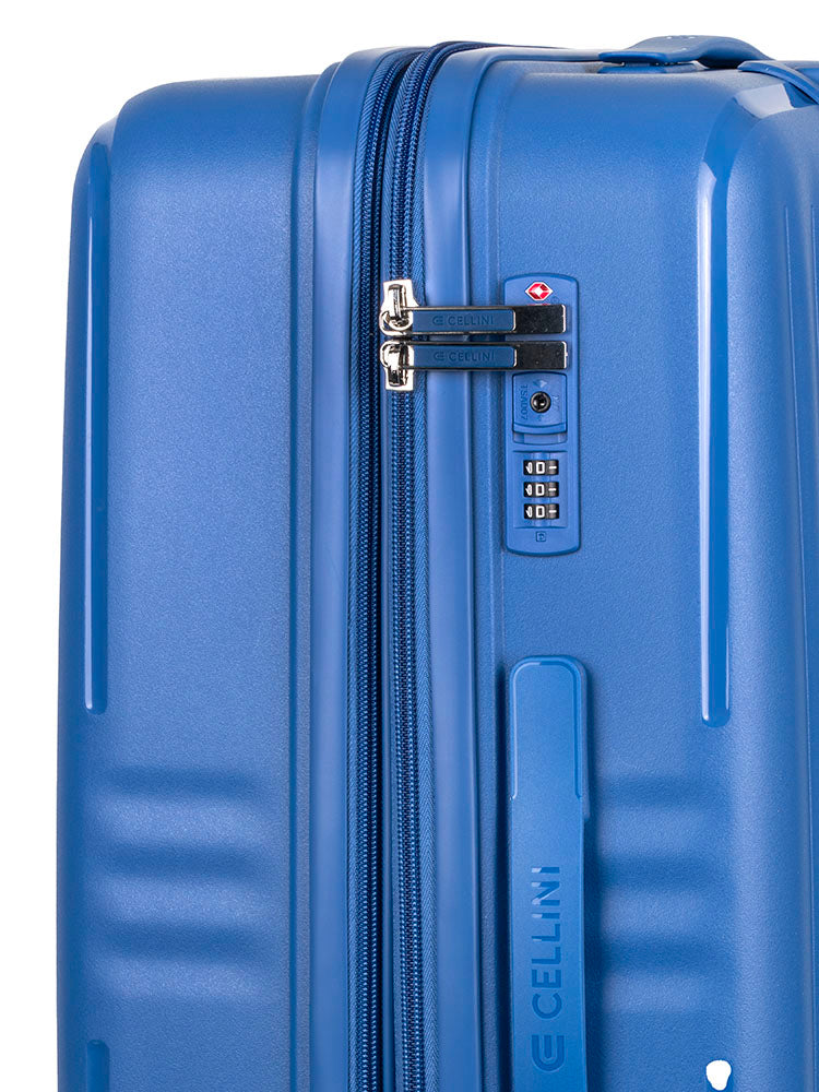 Cellini Rapido Medium 4 Wheel Trolley | Blue