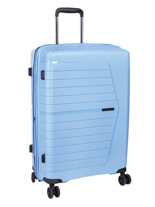 Cellini Starlite Medium 4 Wheel Trolley Case | Chambray Blue