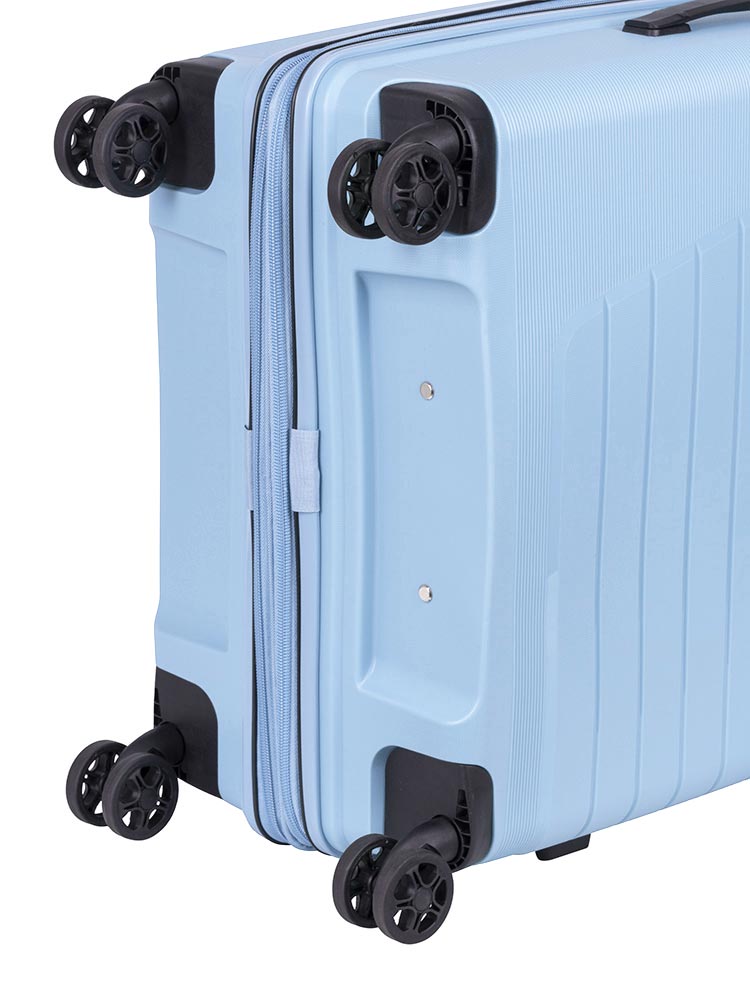 Cellini Starlite Medium 4 Wheel Trolley Case | Chambray Blue