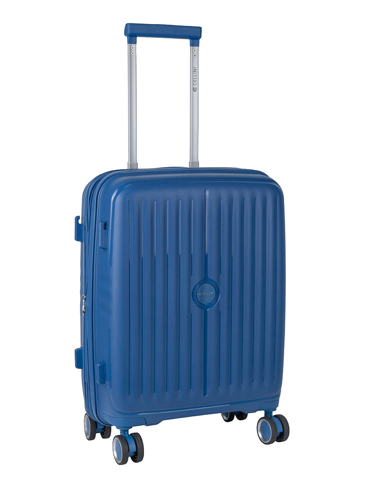 Cellini Rapido 4 Wheel Carry On Trolley | Blue