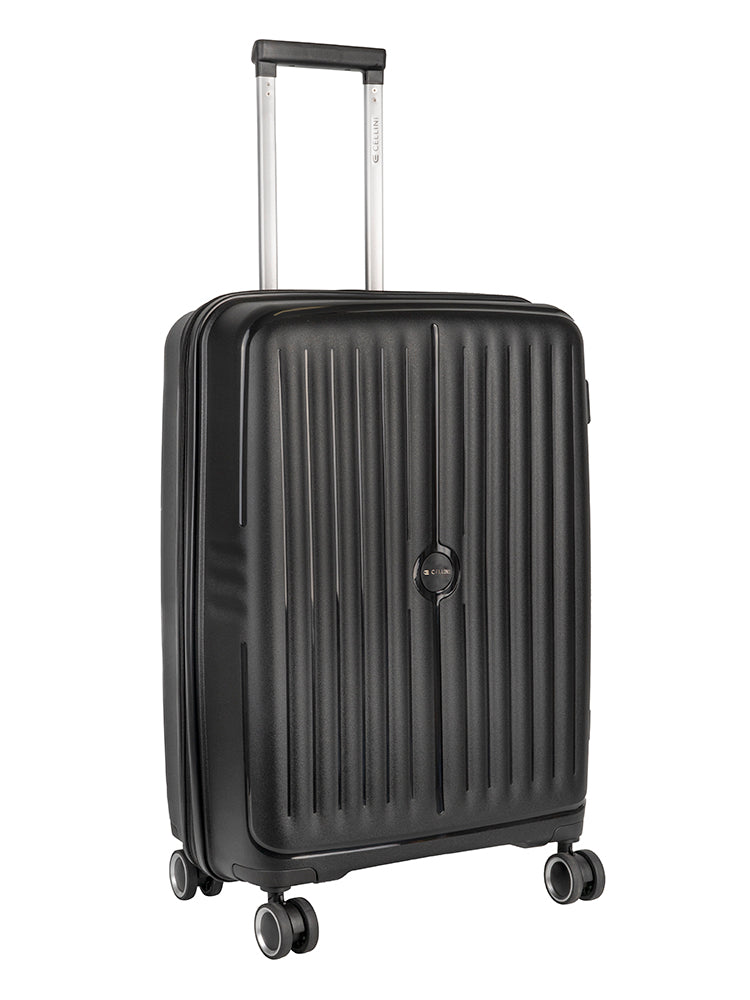 Cellini Rapido Medium 4 Wheel Trolley | Black