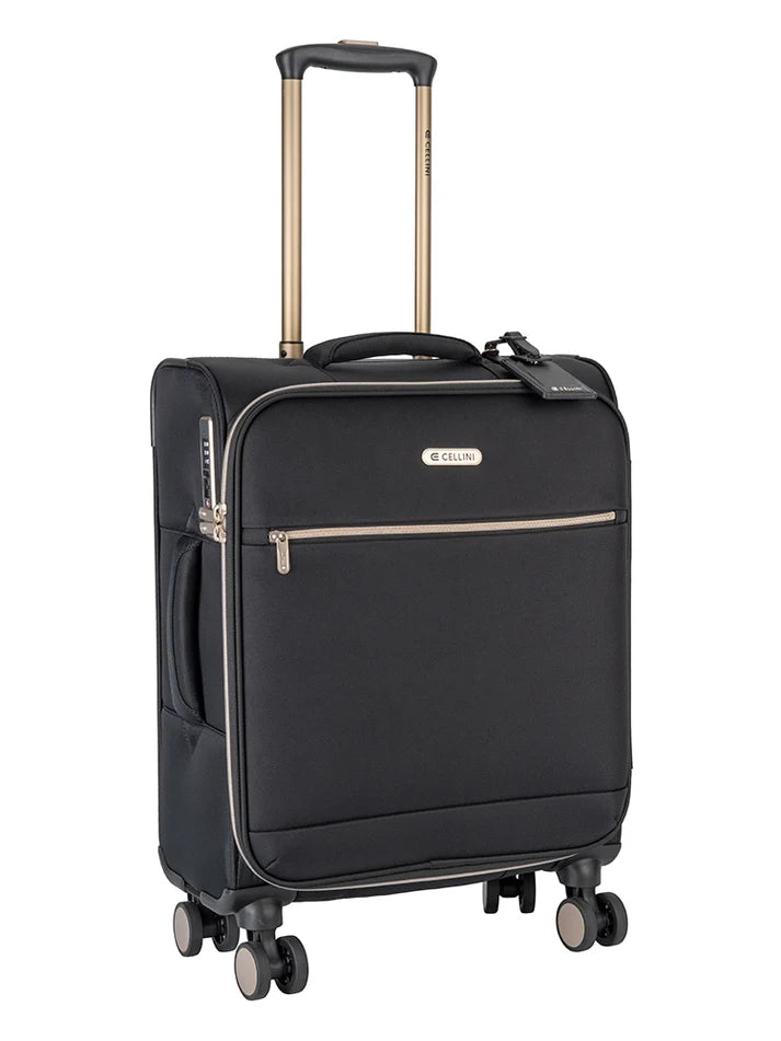 Cellini Allure 4 Wheel Carry On Trolley | Black