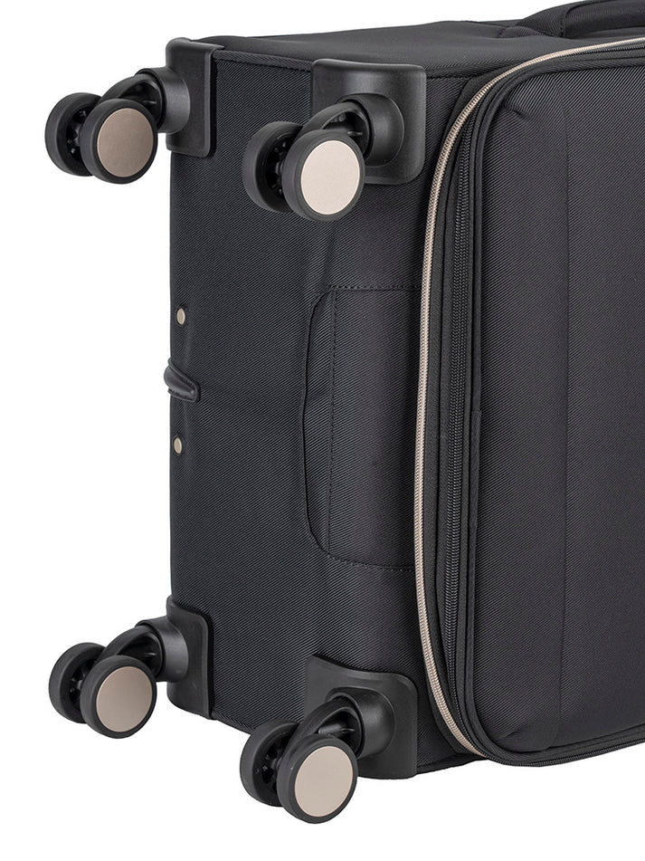 Cellini Allure Medium 4 Wheel Trolley | Black
