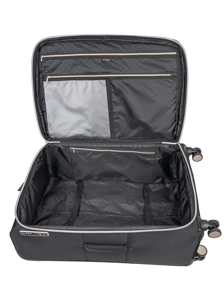 Cellini Allure Large 4 Wheel Trolley | Black