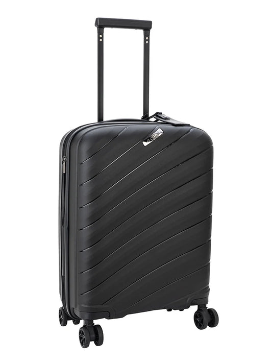 Cellini Pulse Carry On 4-Wheel Trolley Case | Black