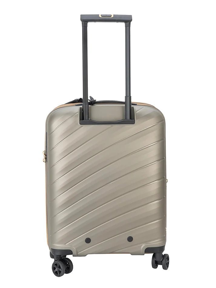 Cellini Pulse Carry On 4-Wheel Trolley Case | Gold