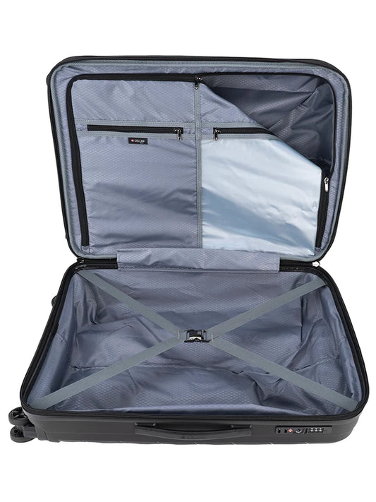 Cellini Pulse Medium 4-Wheel Trolley Case | Black