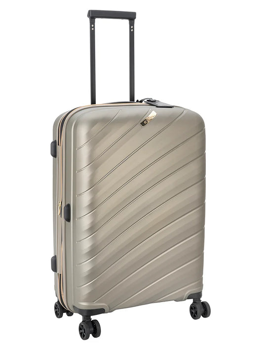 Cellini Pulse Medium 4-Wheel Trolley Case | Gold