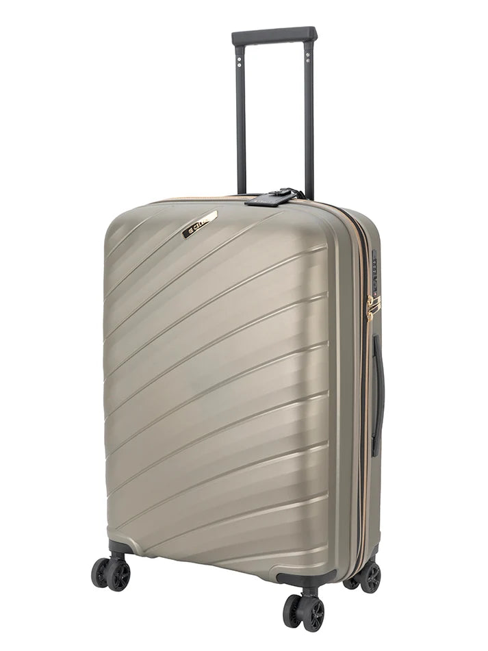 Cellini Pulse Medium 4-Wheel Trolley Case | Gold