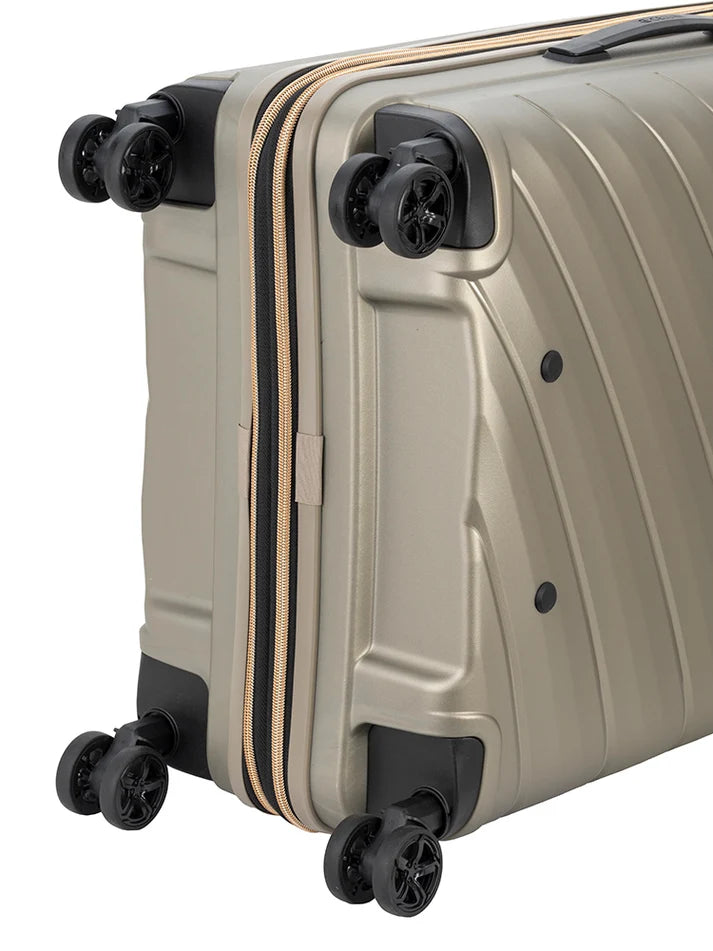 Cellini Pulse Medium 4-Wheel Trolley Case | Gold