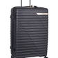 Cellini Allure Hardshell Large 4 Wheel Trolley Case | Black