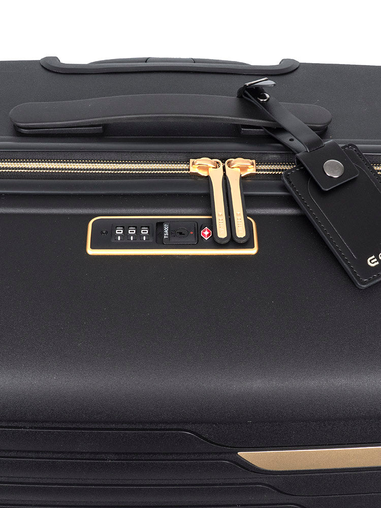 Cellini Allure Hardshell Large 4 Wheel Trolley Case | Black