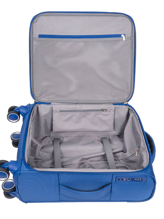 Cellini Rapido Carry On 4 Wheel Trolley | Blue