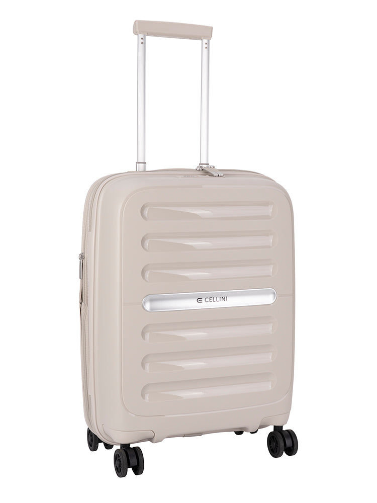 Cellini Nitro 4 Wheel Carry On Trolley Case | Pumice Stone