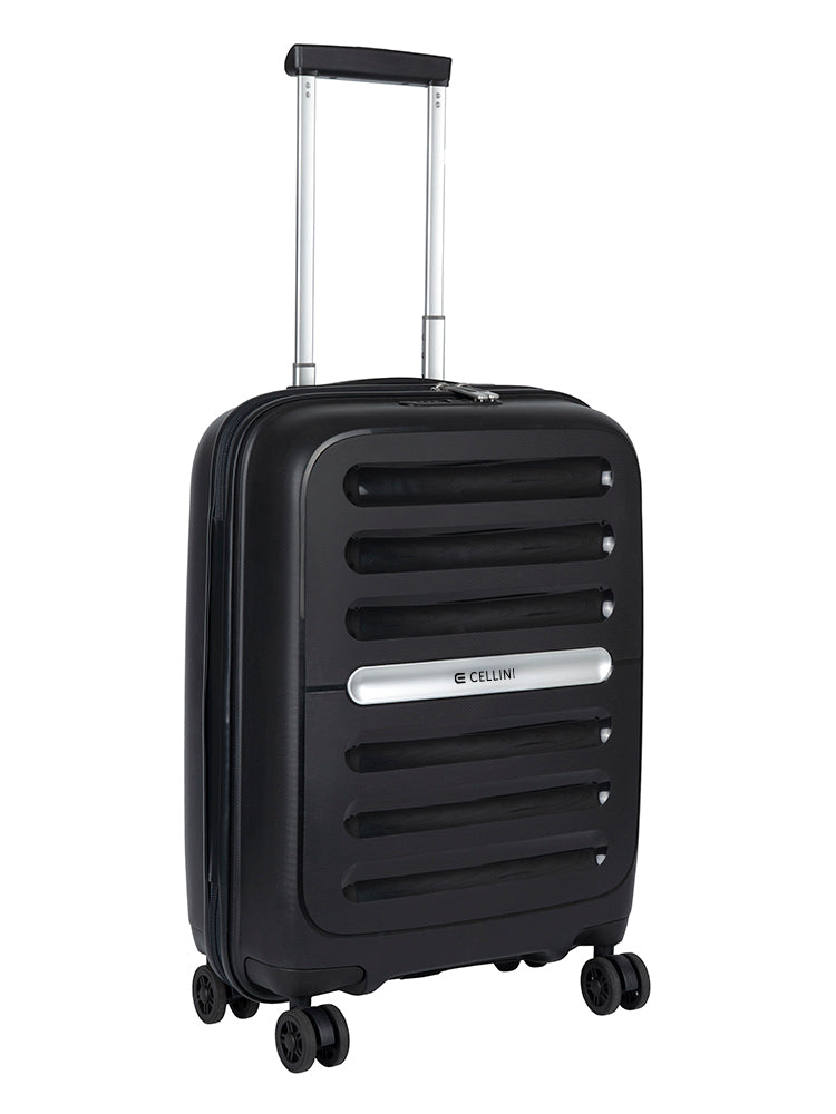 Cellini Nitro 4 Wheel Carry On Trolley Case | Black