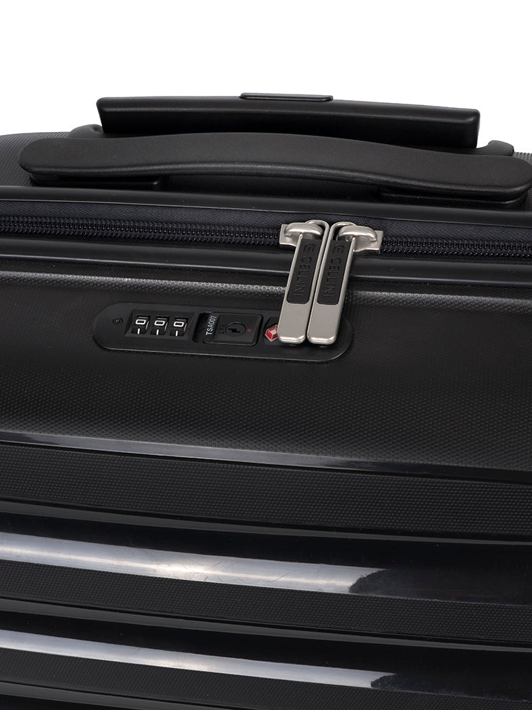 Cellini Nitro 4 Wheel Carry On Trolley Case | Black