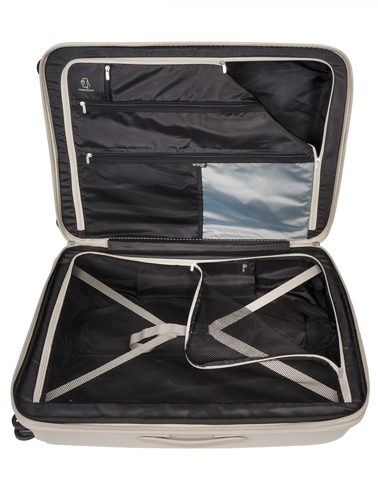 Cellini Nitro Large 4 Wheel Trolley Case | Pumice Stone