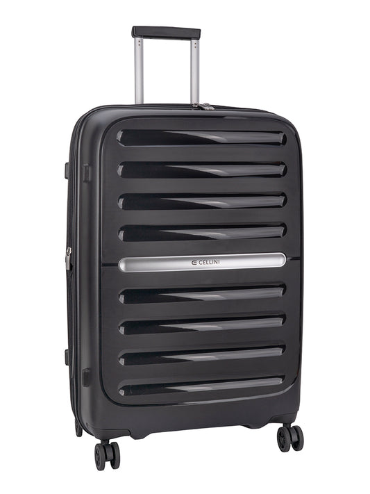 Cellini Nitro Large 4 Wheel Trolley Case | Black