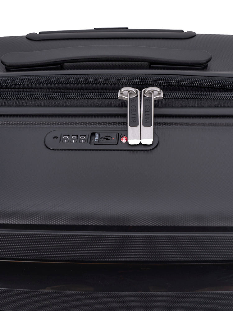 Cellini Nitro Large 4 Wheel Trolley Case | Black