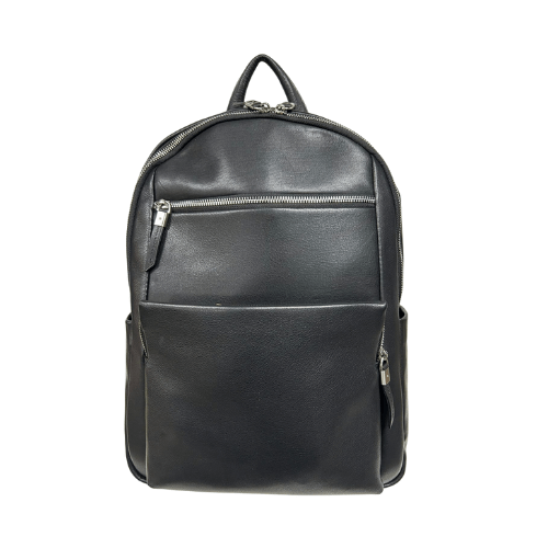 Lefel Genuine Leather Laptop Backpack | Black